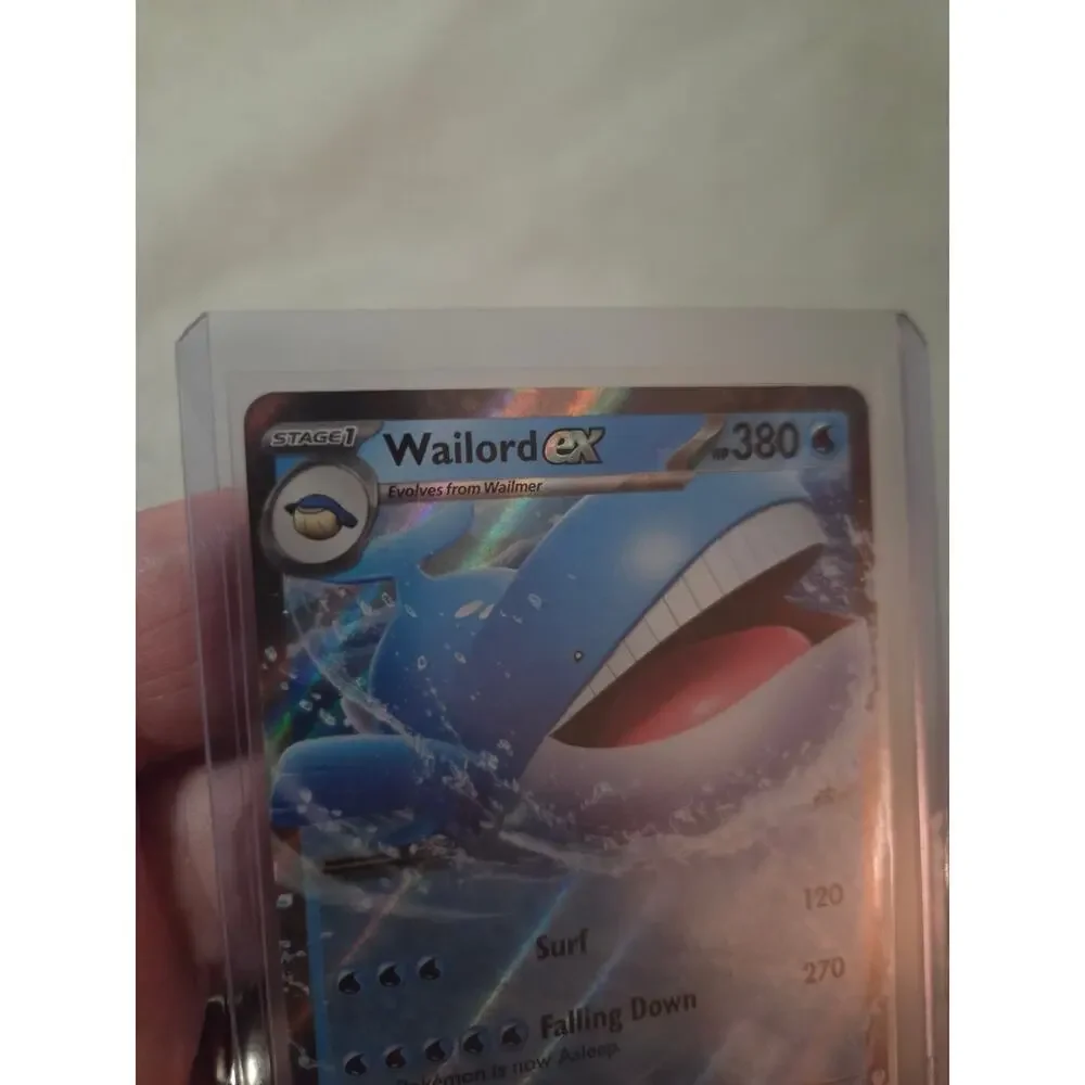 Wailord ex 016/084 Double Rare Pitch Black Pokemon